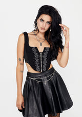 Hail Zip Up Corset