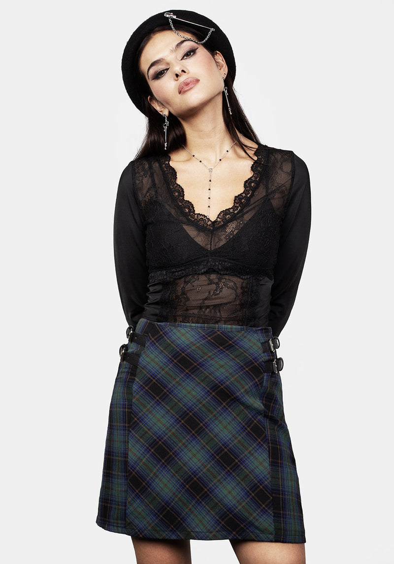 Grace Lace Panelled Bodysuit