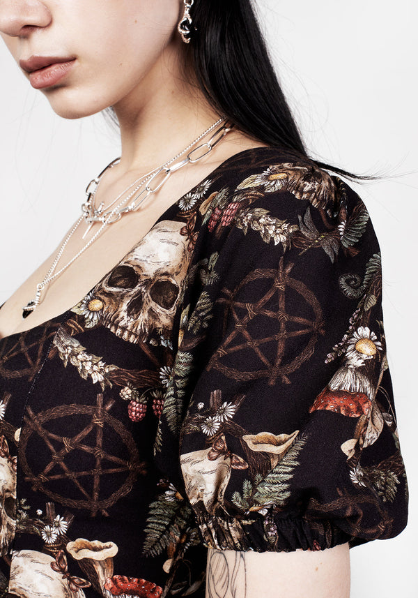 Goliath Puff Sleeve Mini Dress