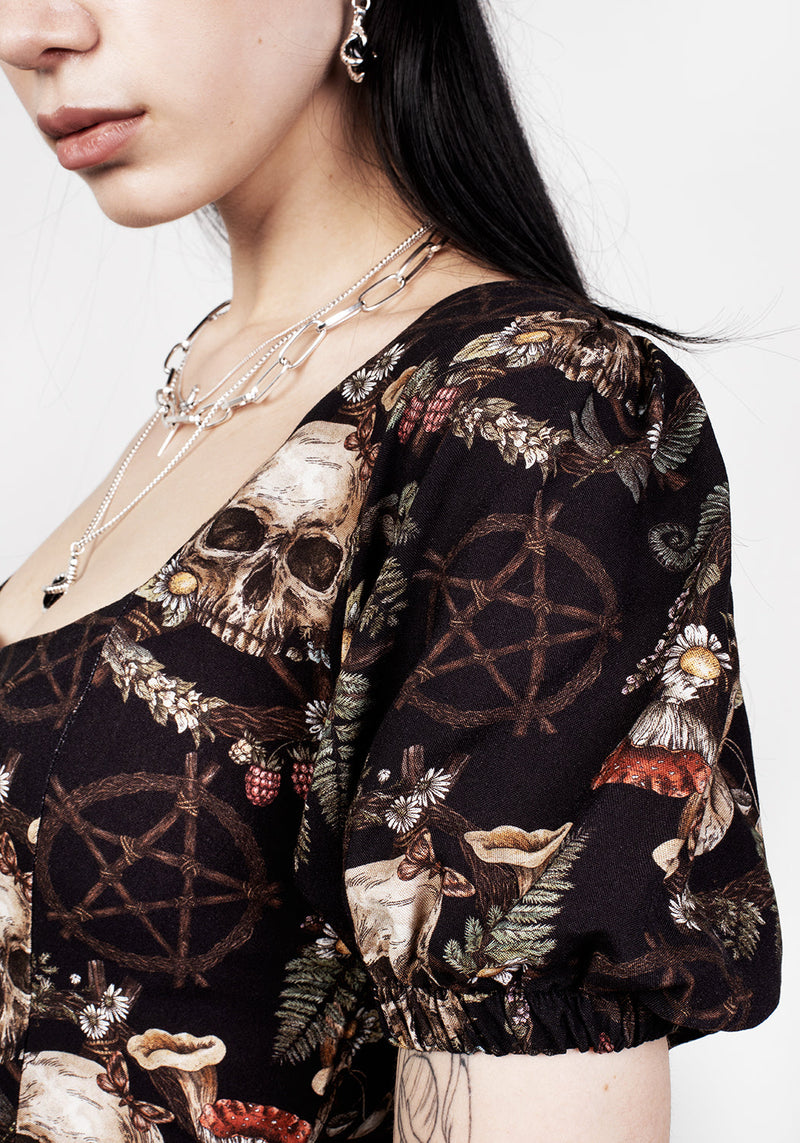 Goliath Puff Sleeve Mini Dress