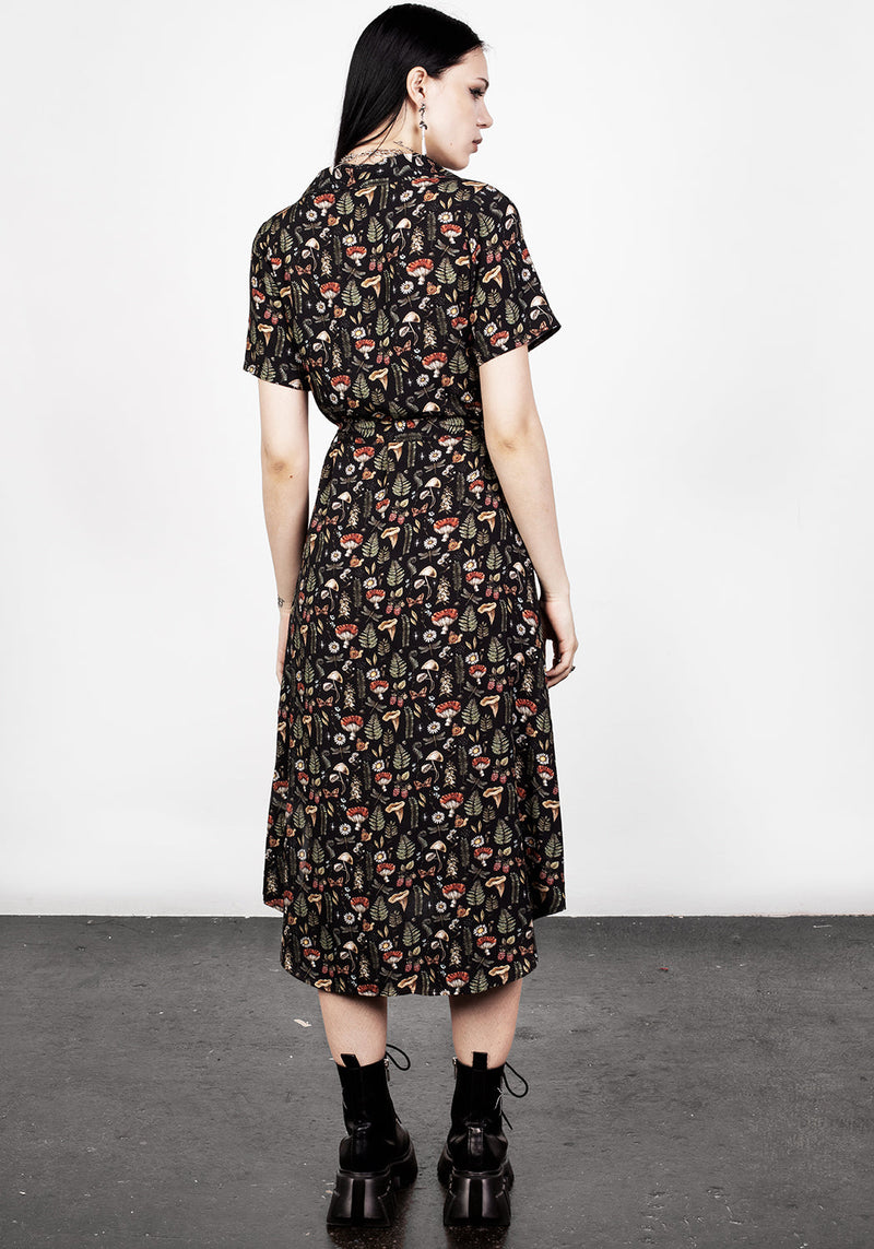 Luthien Button Up Shirt Dress