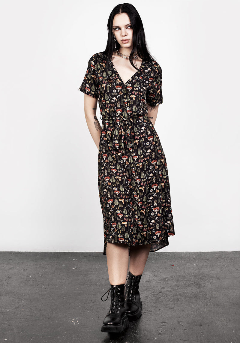 Luthien Button Up Shirt Dress