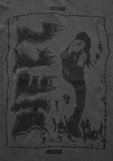 Hell Vintage Grey Washed T-Shirt