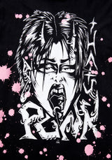 Punk Vintage Black Washed T-Shirt