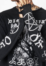 Infernal Layered Long Sleeve T-Shirt