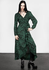 Ophidia Wrap Maxi Dress