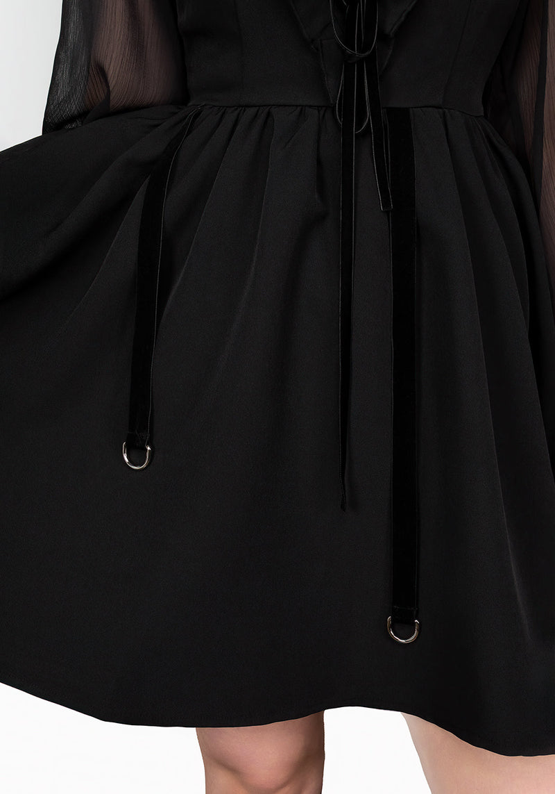 Baudelaire Lace Up Dress