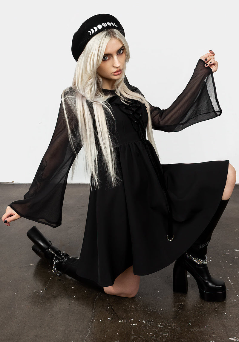 Baudelaire Lace Up Dress