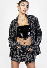 GROUNDED OVERSIZED DENIM JACKET