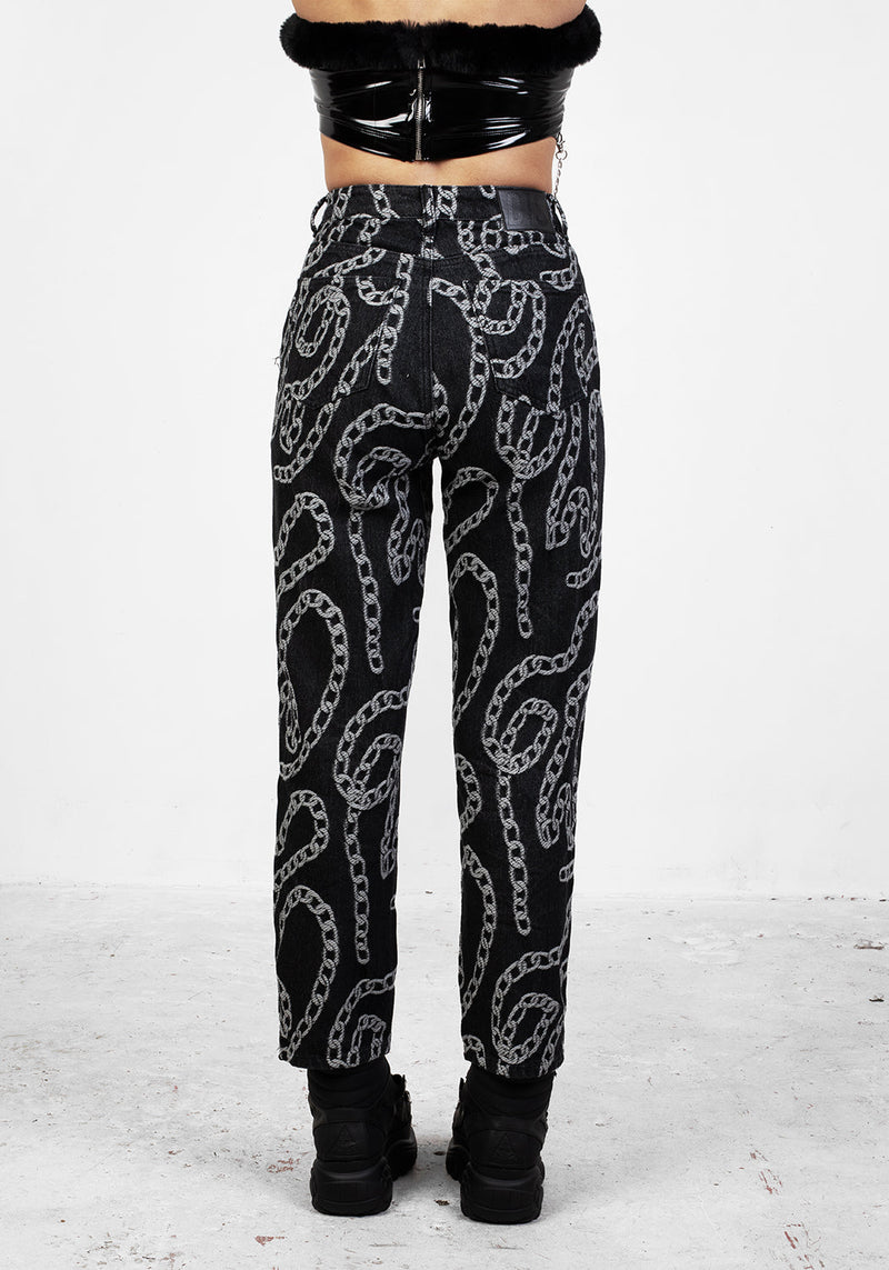 GROUNDED MOM DENIM JEANS