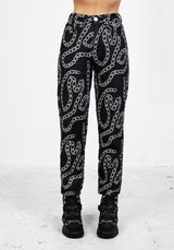 GROUNDED MOM DENIM JEANS