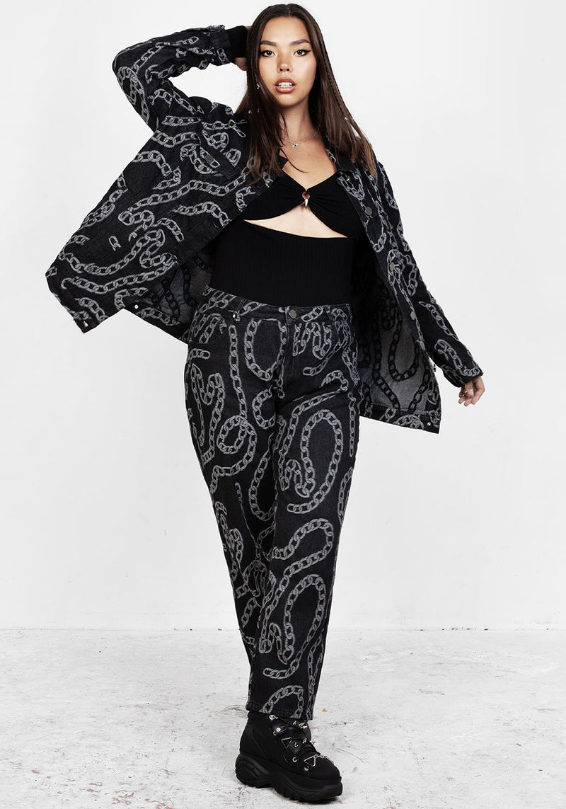 GROUNDED MOM DENIM JEANS