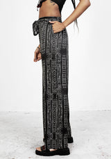 Runes Wide Leg Trousers