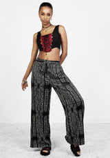 Runes Wide Leg Trousers