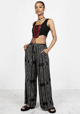 Runes Wide Leg Trousers