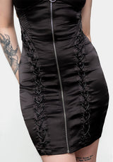 Immortelle Lace Up Corset Dress