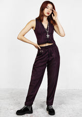 Hayley Lace Up Waistcoat