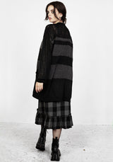 Stonem Panelled Oversized Cardigan