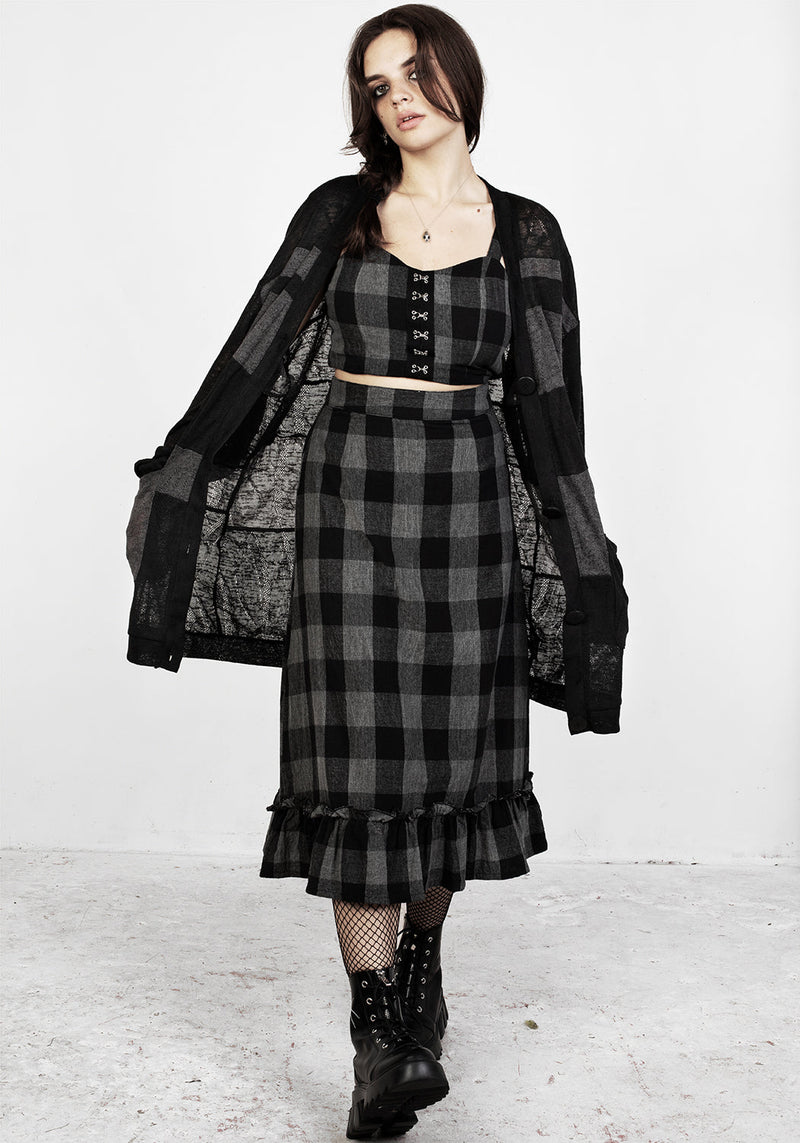 Stonem Panelled Oversized Cardigan