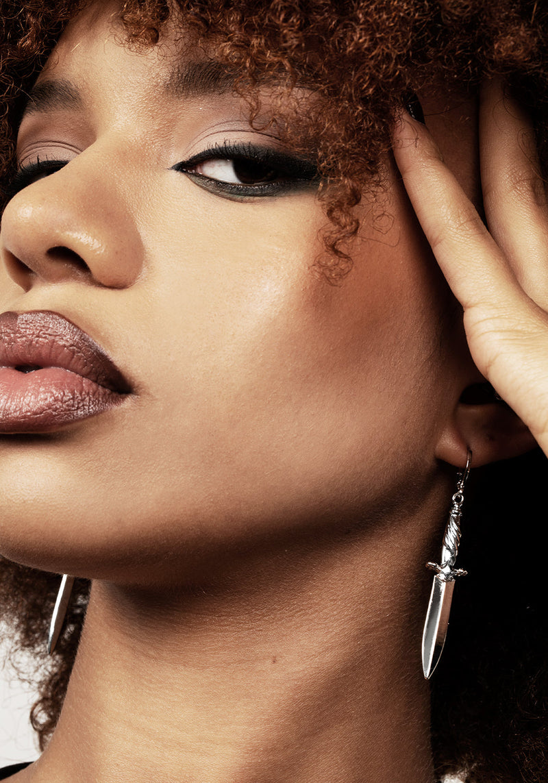 Dagger Hoop Earrings XJ