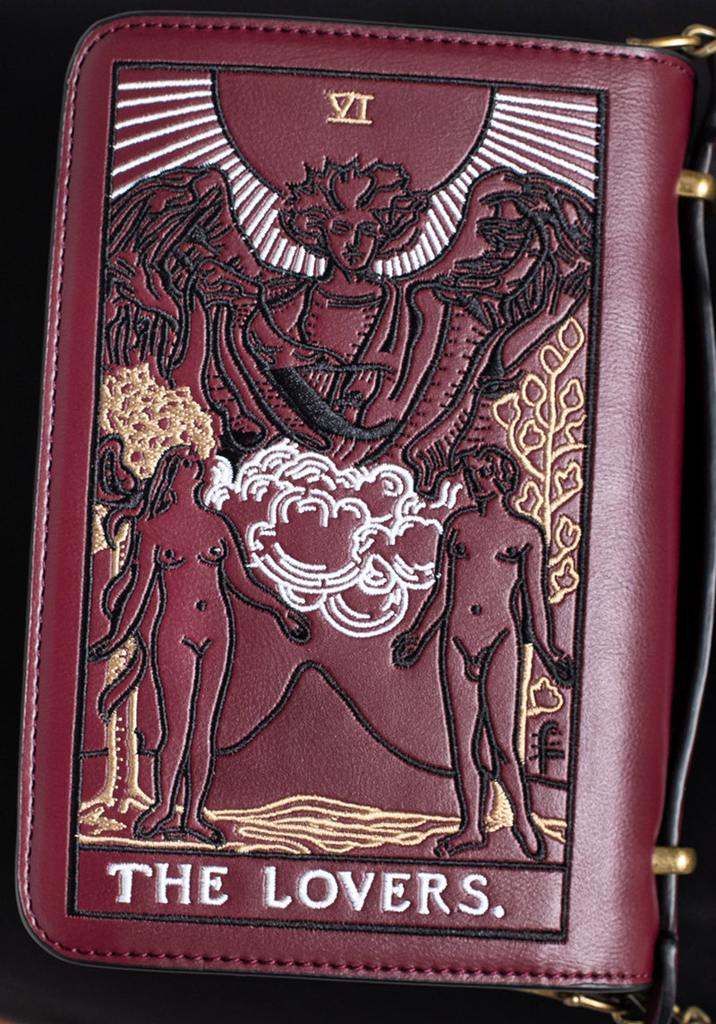 Lovers Embroidered Crossbody Clutch Bag