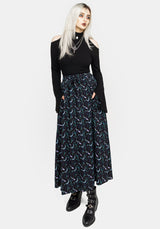 Diana Moon Moth Midaxi Skirt