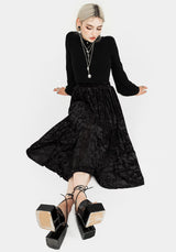 Ava DevorÃ© Mesh Midi Skirt