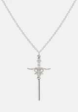 Galatine Opal Sword Necklace