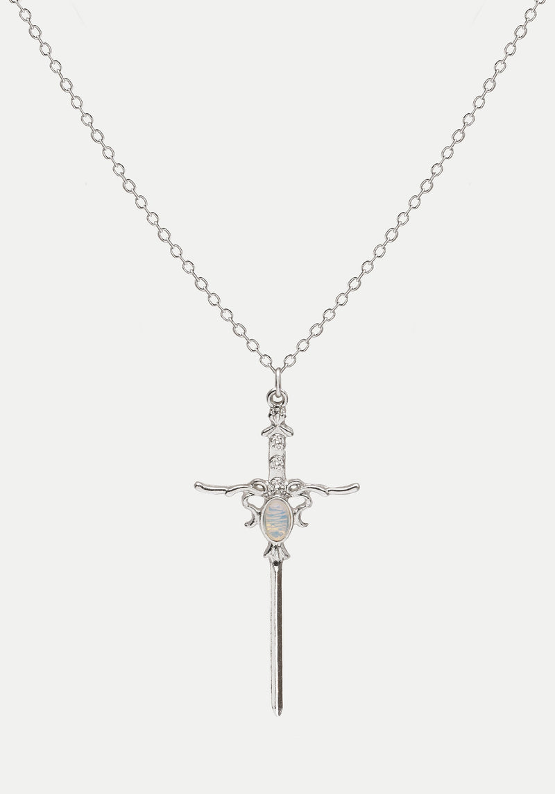 Galatine Opal Sword Necklace