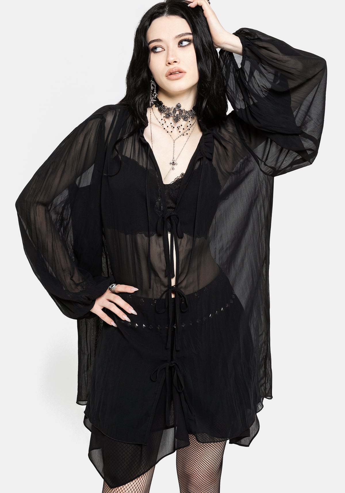 Villain Textured Blouse EU 34