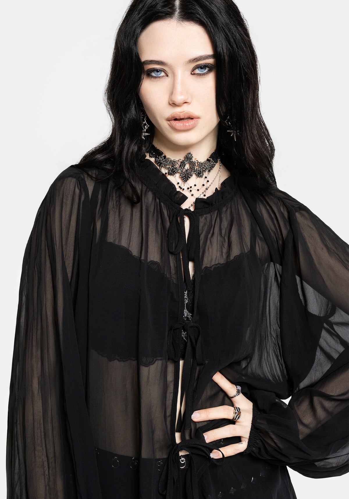 Villain Textured Blouse EU 34