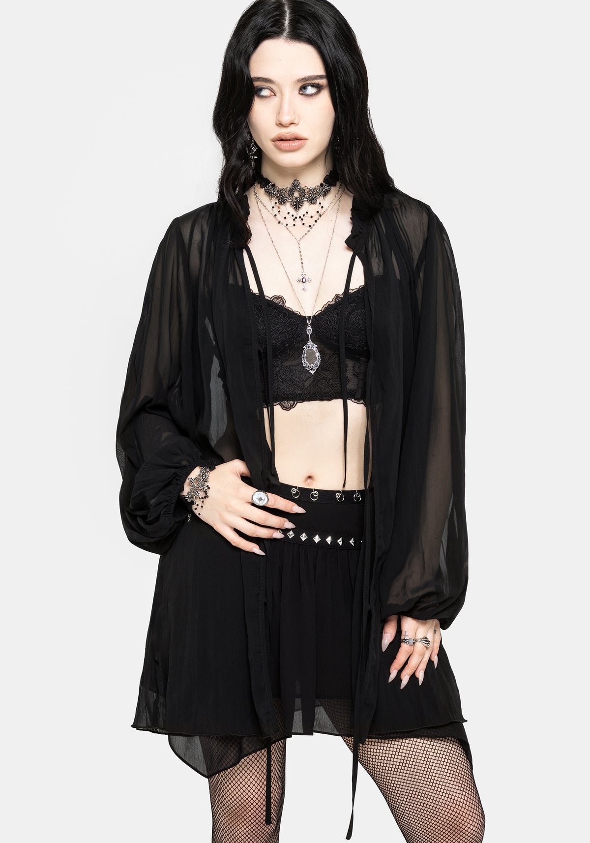 Villain Textured Blouse EU 34