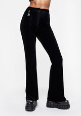 Morrigan Side Split Flared Trousers