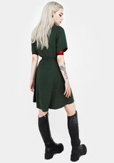 Fable Button Up Mini Shirt Dress