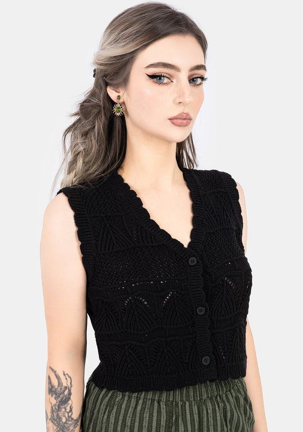Belleville Sleeveless Knit Waistcoat