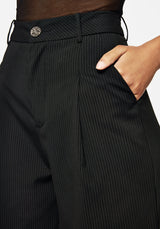Zelda Pinstripe Tailored Balloon Trousers