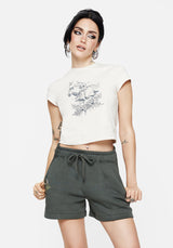 Nirah Cotton Embroidered Shorts