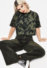 Anthea Wide Leg Washed Denim Jeans