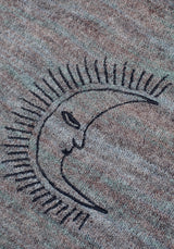 Mandragore Embroidered Knit Scarf