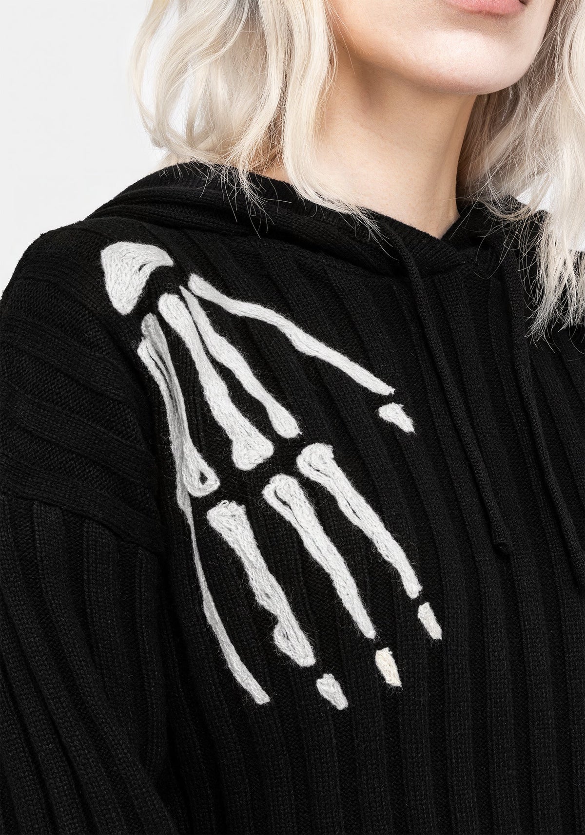 Volar Embroidered Knit Hoody