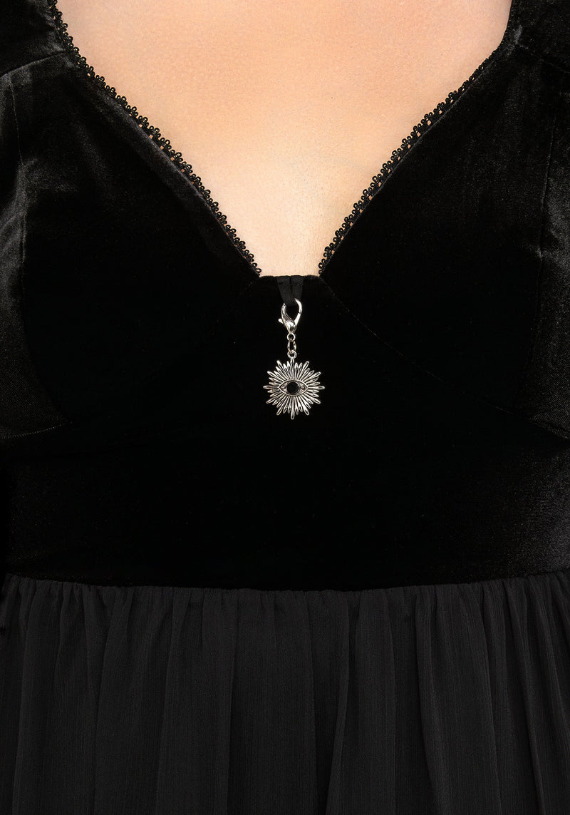 Oculist Chiffon Maxi Dress