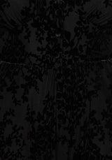 Lilias DevorÃ© Velour Mesh Jumpsuit