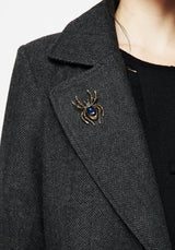 Infinite Wool Blend Herringbone Coat