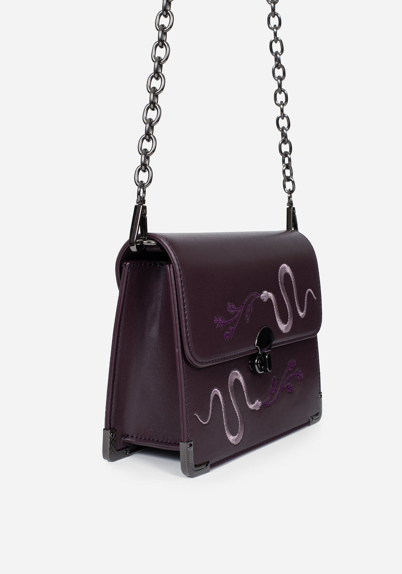 Dominion Embroidered Shoulder Bag