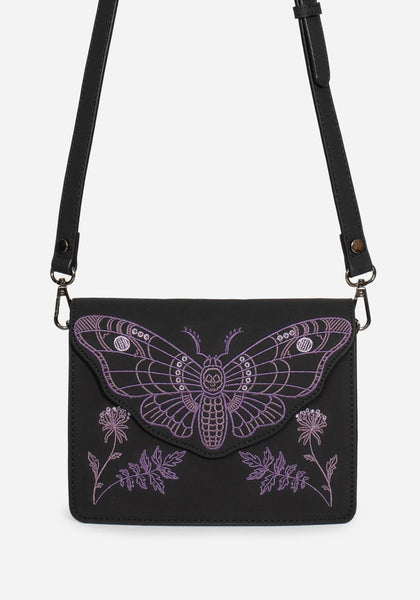 あおばくん 黒 y2k Attere 系 クロスボディバッグ CROSSBODY AW24YH370_ATROPOSMOTHEMBROIDER