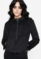 Rite Celestial Embroidered Suedette Jacket