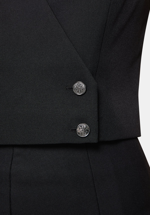 Iris Celestial Tailored Wrap Over Button Waistcoat