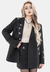 Chrysina Beetle Sequin Embellished Relaxed Blazer