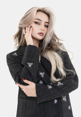 Chrysina Beetle Sequin Embellished Relaxed Blazer