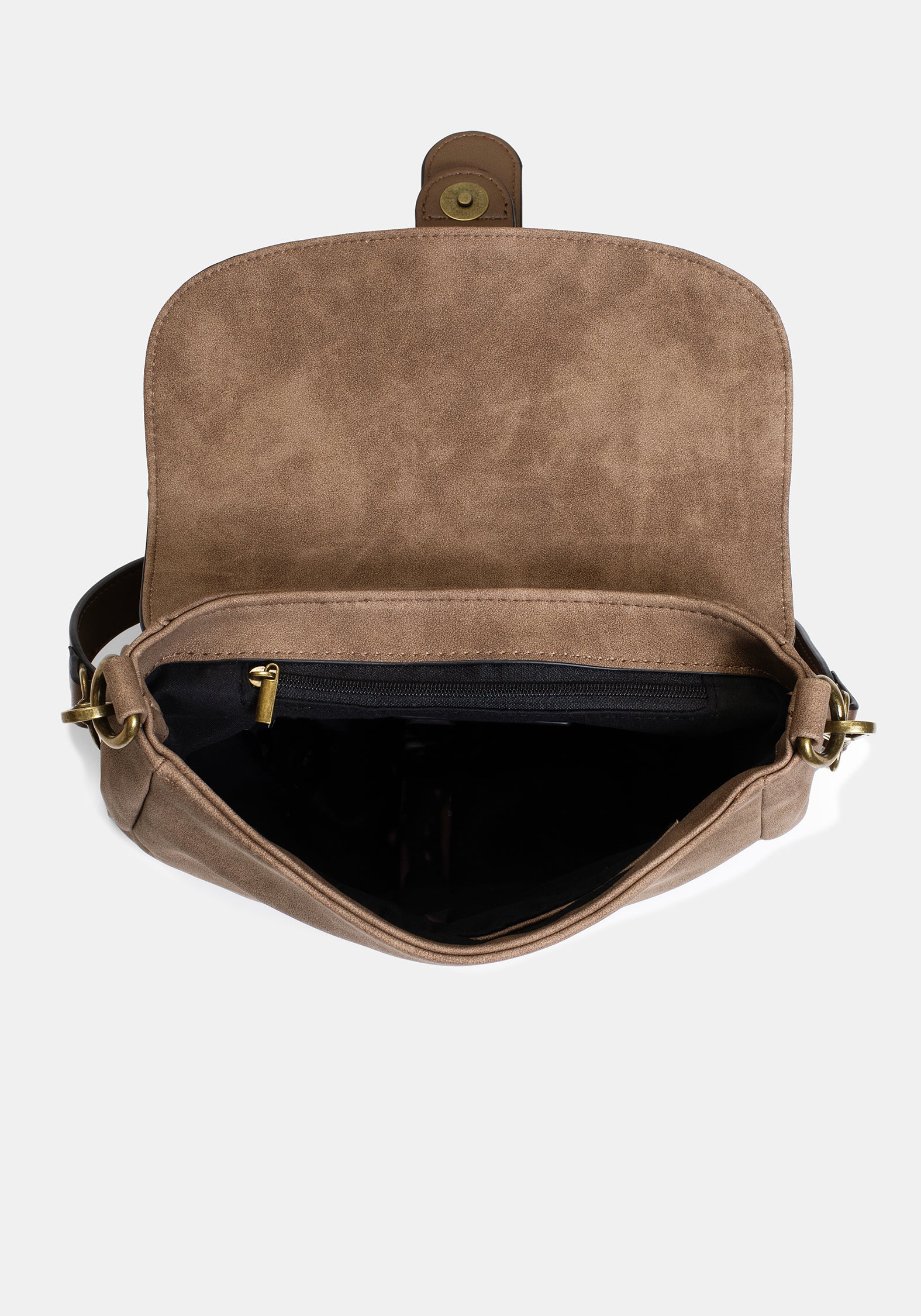 Physis Kunst- Suede Farn Bestickt Schulter Tasche